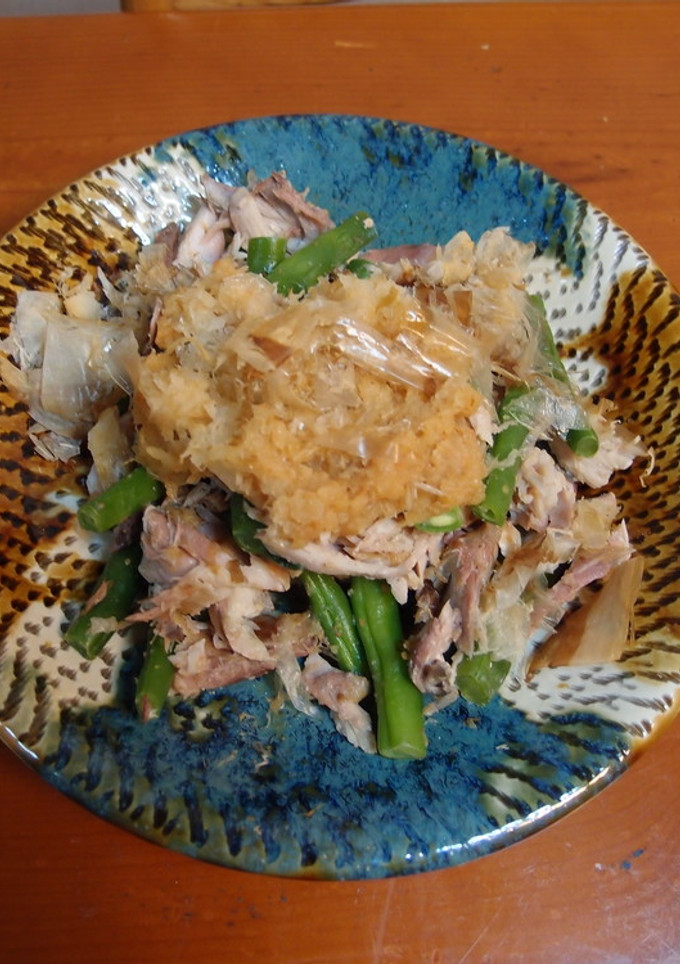 ☆ほぐしサバといんげんの和え物-レシピのメイン写真
