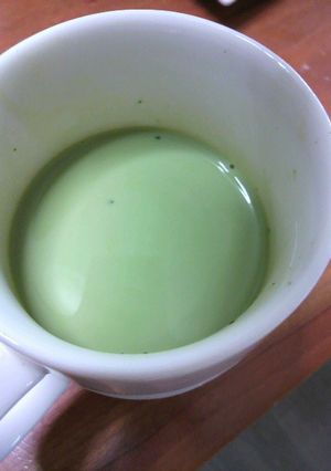 アイスでもホットでも！抹茶豆乳ラテ-レシピのメイン写真