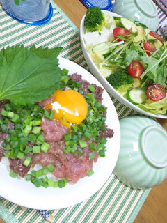 ぅまぅま☆マグロユッケ丼-レシピのメイン写真