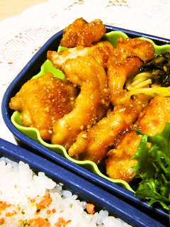 お弁当に大好評♪鶏肉のゴマ味噌焼き-レシピのメイン写真