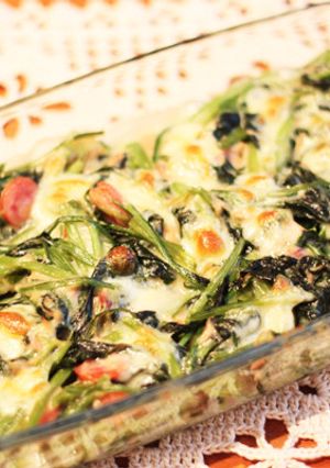 シチューのルーで簡単☆ほうれん草グラタン-レシピのメイン写真