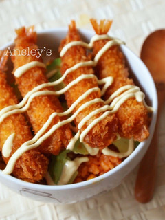 フライエビとアボカド丼-レシピのメイン写真