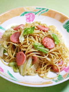 ソーセージと春キャベツのパスタ-レシピのメイン写真