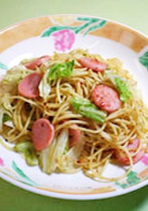 ソーセージと春キャベツのパスタ-レシピのメイン写真