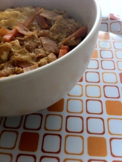 にんじんと揚げ玉の卵丼-レシピのメイン写真