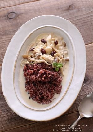 簡単！キノコのホワイトカレー☆-レシピのメイン写真