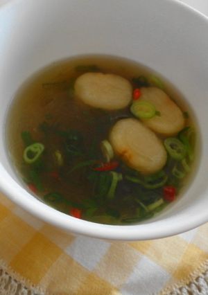春雨と麩のスープ-レシピのメイン写真