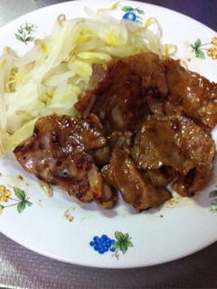 王子大好き 甘ったれ 豚肉生姜焼き‼-レシピのメイン写真