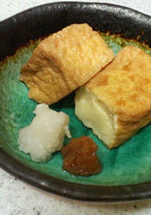 斬新　厚揚げフルーツ梅肉-レシピのメイン写真