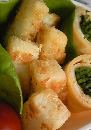 お弁当に旨い☆鰹節混焼き揚げfor長芋-レシピのメイン写真