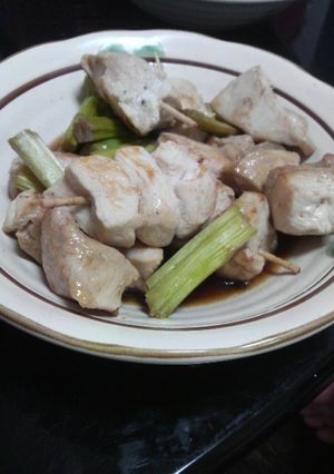 鶏胸肉とアスパラの焼き鳥風*-レシピのメイン写真