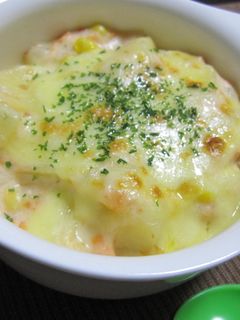 離乳食*じゃがいもと鮭のグラタン-レシピのメイン写真