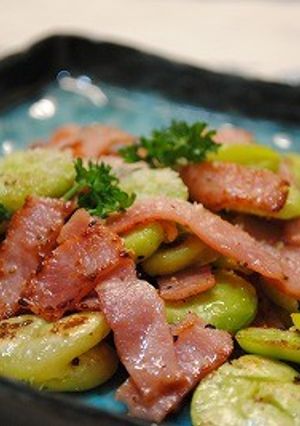 そら豆と ベーコンの シンプルソテー ☆-レシピのメイン写真