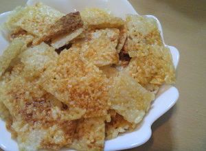 残りご飯。レンジでパリパリ煎餅-レシピのメイン写真