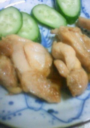 ノンオイル☆はちみつ鶏肉照り焼き-レシピのメイン写真