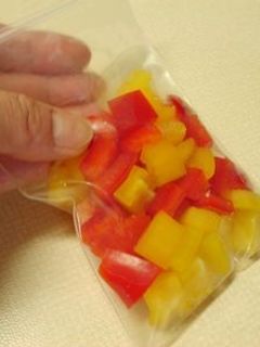我が家のパプリカ保存法-レシピのメイン写真
