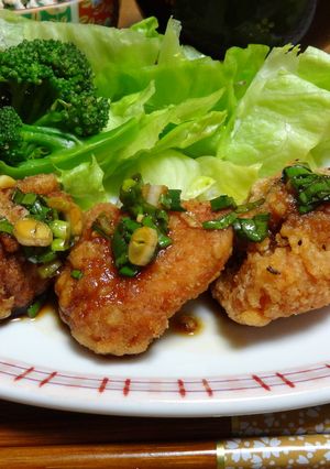 鶏のから揚げ　簡単ねぎソース-レシピのメイン写真
