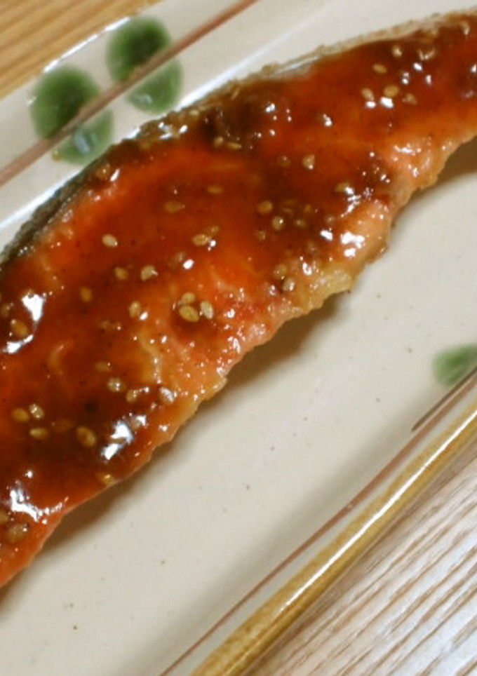 さけのごまじょうゆ焼き-レシピのメイン写真