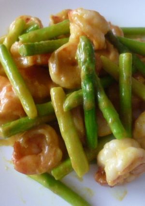 アスパラと海老マヨのカレー風味-レシピのメイン写真