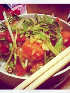 サーモン丼-レシピのメイン写真