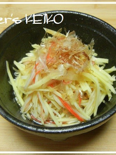 【農家のレシピ】じゃがいもの酢の物-レシピのメイン写真