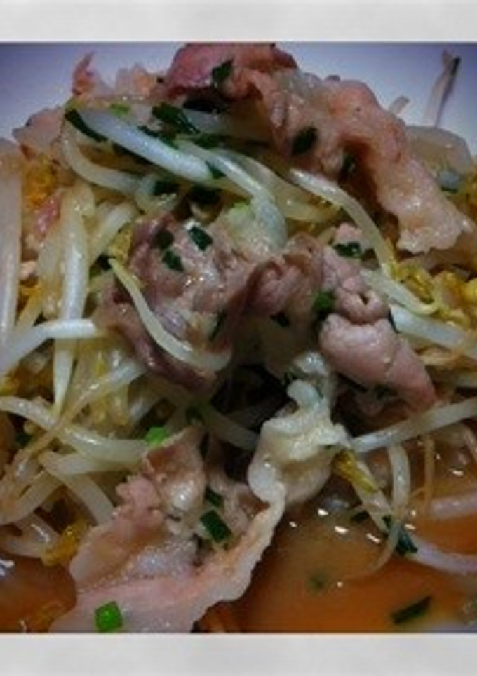 もやしと豚肉の味噌炒め-レシピのメイン写真