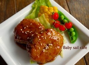 豆腐とエノキのふわふわ鶏ハンバーグ-レシピのメイン写真
