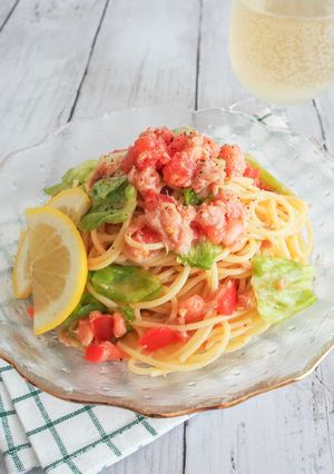 トマトとツナのひんやり冷製パスタ🍅-レシピのメイン写真