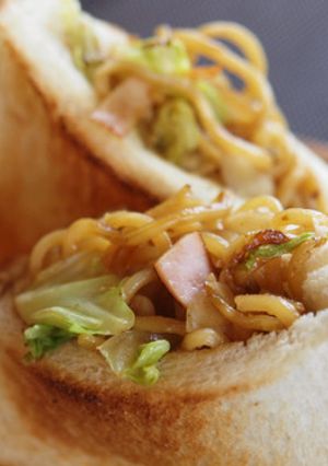 カレー焼きそばのポケットサンド-レシピのメイン写真