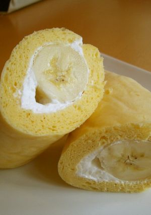 すぐに！電子レンジで！バナナオムレット！-レシピのメイン写真