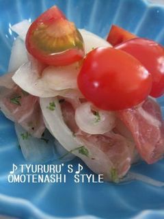 生ハムと玉ねぎのマリネ-レシピのメイン写真