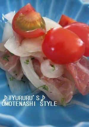 生ハムと玉ねぎのマリネ-レシピのメイン写真