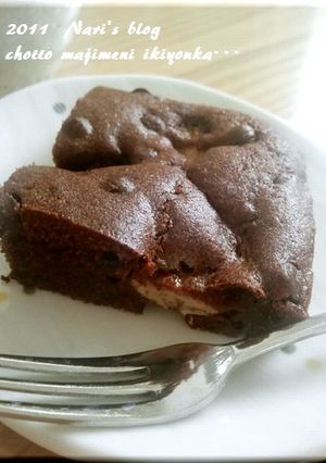 ココアバナナケーキ-レシピのメイン写真