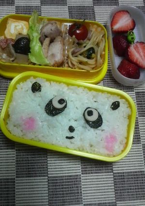 簡単キャラ弁(パンダ)-レシピのメイン写真
