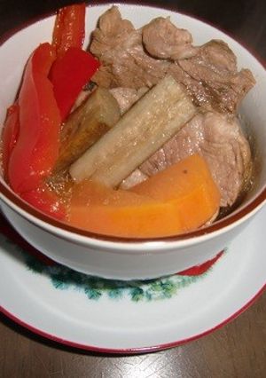 ごぼうと豚ばら肉で和風ポトフ-レシピのメイン写真