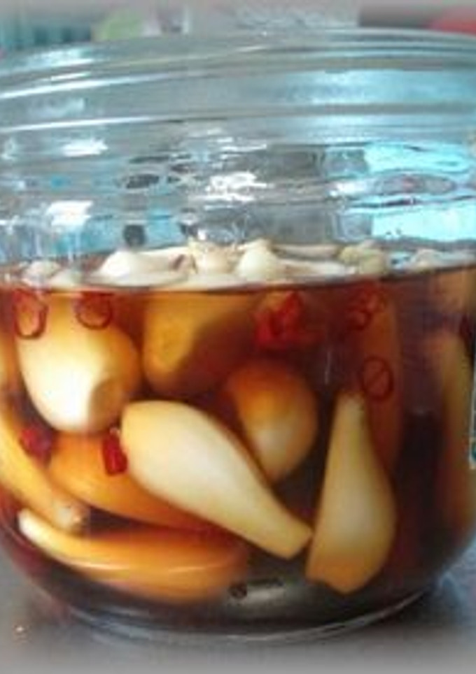 らっきょうのぽん酢漬け-レシピのメイン写真