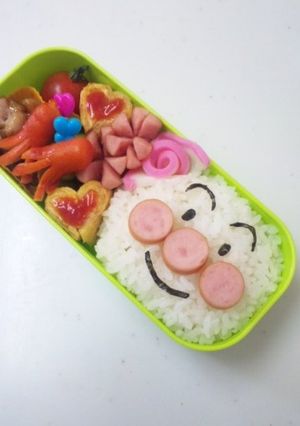 キャラ弁☆詰めるだけ アンパンマン簡単♪-レシピのメイン写真