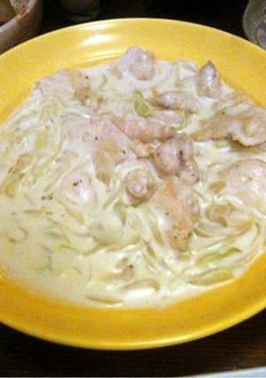 鶏胸肉のホワイトソース-レシピのメイン写真
