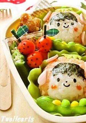 キャラ弁に❤ウインナーno苺-レシピのメイン写真