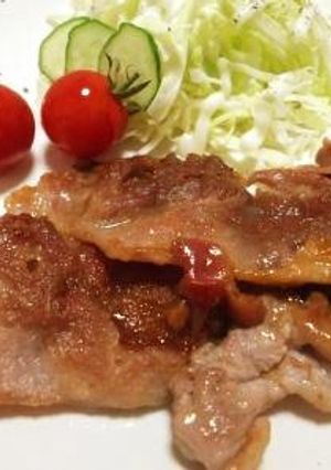 カリカリ豚梅生姜焼き-レシピのメイン写真
