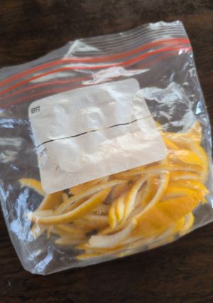 国産レモンの皮（冷凍保存）-レシピのメイン写真