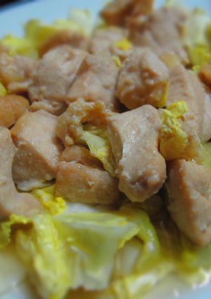 節約！ヘルシー♪鶏と白菜のレンジ蒸し-レシピのメイン写真
