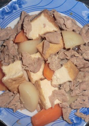 厚揚げと豚肉のあっさり煮-レシピのメイン写真