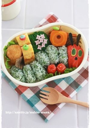 キャラ弁☆はらぺこあおむし♪-レシピのメイン写真