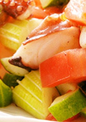 タコとトマトとセロリのシンプルサラダ☆-レシピのメイン写真