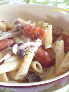 レンジで簡単♪クリームソースペンネ-レシピのメイン写真