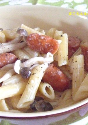 レンジで簡単♪クリームソースペンネ-レシピのメイン写真