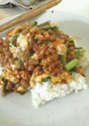韓国系玉子丼～納豆投入～-レシピのメイン写真