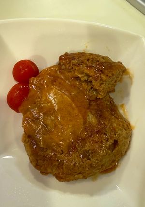 ワンパン豆腐ハンバーグ-レシピのメイン写真
