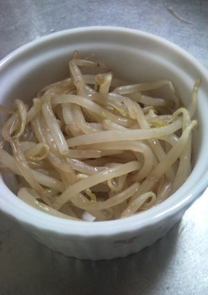 レンジでチン。もやしのスパイシー醤油☆-レシピのメイン写真